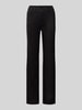 MAC Straight Fit Jeans mit ausgestelltem Bein Modell 'Laura' Black