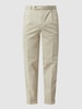 Hiltl Bundfaltenhose mit Stretch-Anteil Modell 'Morello' Beige