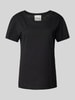 My Essential Wardrobe T-Shirt mit Rundhalsausschnitt Modell 'THE OTEE' Black