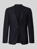 BOSS Marynarka w kroju slim fit z dodatkiem żywej wełny model 'P-Hanry-WG-264' Granatowy