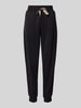 BOSS Relaxed Fit Sweatpants mit Tunnelzug Modell 'STRIPE' Black