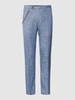 Cinque Pantalon met structuurmotief Blauw