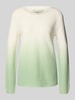 Tom Tailor Regular fit gebreide pullover met kleurverloop Lichtgroen