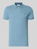 Lacoste slim fit poloshirt van puur katoen Rookblauw