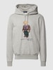 Polo Ralph Lauren Hoodie mit Label-Print GRAU