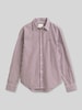 GANT Regular fit overhemdblouse met gestikt logo Bordeaux