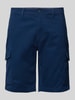 Tommy Hilfiger Regular Fit Cargoshorts mit Gürtelschlaufen Blau