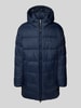 BOSS Regular Fit Steppjacke mit Label Print Modell 'CIKER' Marine