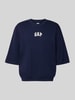 GAP T-Shirt mit Rundhalsausschnitt und Logo-Print Marine