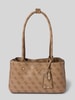 Guess Handtas met hengsels, model 'MERIDIAN' Taupe