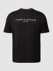 Tommy Hilfiger Big & Tall PLUS SIZE T-Shirt mit Label-Print Black