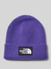 The North Face Beanie in Ripp-Optik Lila