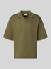 Redefined Rebel Regular Fit Poloshirt mit Logo Modell 'Eddie' Oliv