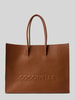 Coccinelle Hand Bag mit Logo-Prägung Modell 'Myrtha' Cognac