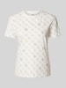 Guess Activewear T-shirt met labelprint, model 'NOMIE' Offwhite