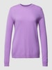 Christian Berg Woman Pullover van kasjmier in gemêleerde look Violet