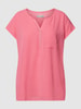 Fransa Blouseshirt met borstzak, model 'ZAWOV' Roze