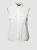 More & More Bluse mit Brusttaschen Offwhite