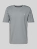 Marc O'Polo Regular Fit T-Shirt aus reiner Baumwolle mit Logo-Print Stein