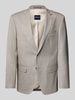 HECHTER PARIS Slim Fit 2-Knopf-Sakko mit Pattentaschen Modell 'H-Xtension' Hellgrau
