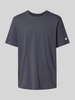 CHAMPION T-Shirt mit Label-Stitching Anthrazit