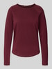 Smith and Soul Bluzka z długim rękawem z dekoltem okrągłym Bordowy