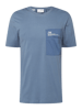 Selected Homme Relaxed Fit T-Shirt aus Baumwolle Modell 'Goia' Eisblau