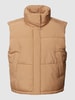 Tom Tailor Denim Bodywarmer met labeldetail Camel