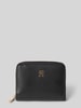 Tommy Hilfiger Portemonnee met logo-applicatie Zwart