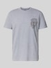 Tommy Jeans Regular Fit T-Shirt aus reiner Baumwolle Hellgrau Melange