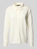 Windsor Regular Fit Bluse aus Lyocell-Mix mit Label-Detail Offwhite