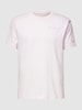 CHAMPION T-Shirt mit Brand-Schriftzug Hellrosa