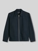 Marc O'Polo Regular Fit Hemdjacke aus Baumwoll-Leinen-Mix Marine
