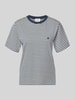 Weekend Max Mara t-shirt o kroju regular fit z czystej bawełny model 'VENACO' Biały