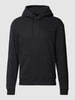 Blend Hoodie met labeldesign, model 'Downton' Zwart