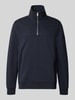 Marc O'Polo Regular fit sweatshirt van puur katoen Marineblauw
