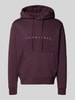 Jack & Jones Hoodie mit Label-Print Bordeaux