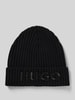 HUGO Mütze aus reiner Wolle Modell 'UNISEX' Black