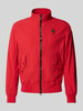 Blauer Usa Jacke mit Stehkragen Modell 'ALWIN' Rot