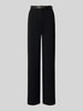Max Mara Studio Regular Fit Weite Hose mit Gürtel Modell 'TAMICO' Black