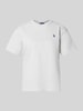 Polo Ralph Lauren Relaxed Fit T-Shirts aus reiner Baumwolle Mittelgrau Melange