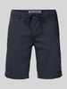 MAC Regular Fit Shorts mit Tunnelzug Marine