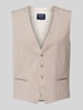 MCNEAL Gilet met all-over motief Beige