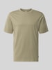 JACK & JONES T-Shirt mit Rundhalsausschnitt Modell 'ORGANIC' Stein