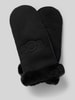 UGG Handschuhe aus Schafsfell mit Label-Stitching Black