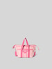 Lala Berlin Shopper mit Label-Patch Pink