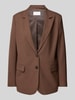 Jake*s Collection Blazer mit Reverskragen Mittelbraun