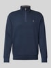 Polo Ralph Lauren Sweatshirt met korte ritssluiting Marineblauw