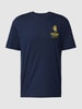 Jack & Jones T-Shirt mit Motiv-Print Modell 'TACO' Dunkelblau