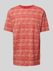 PUMA PERFORMANCE T-shirt we wzory na całej powierzchni Czerwony